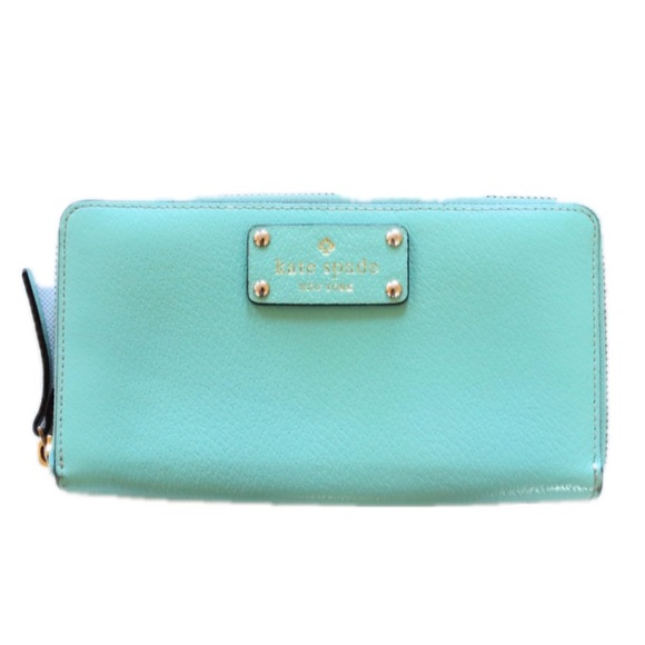 kate spade Handbags - [KATE SPADE] Light Blue Wallet